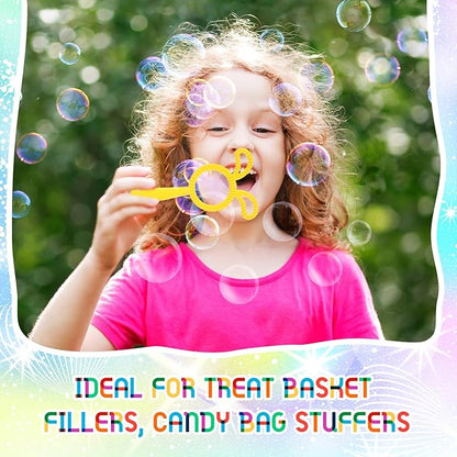 WinnerWhy 30 Pcs Big Bubble Wands Set Most Ages Summer Outdoor Birthday Parties, Without Bubble Solution(pop)