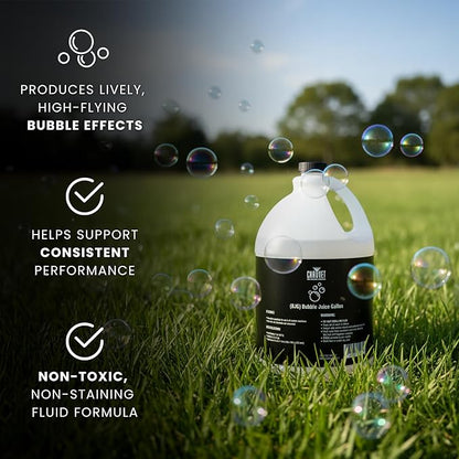 CHAUVET DJ – BJG Bubble Juice Gallon | Professional Bubble Fluid for High-Flying Bubble Output | Non-Toxic and Non-Staining Formula | Designed for Use with CHAUVET DJ Machines