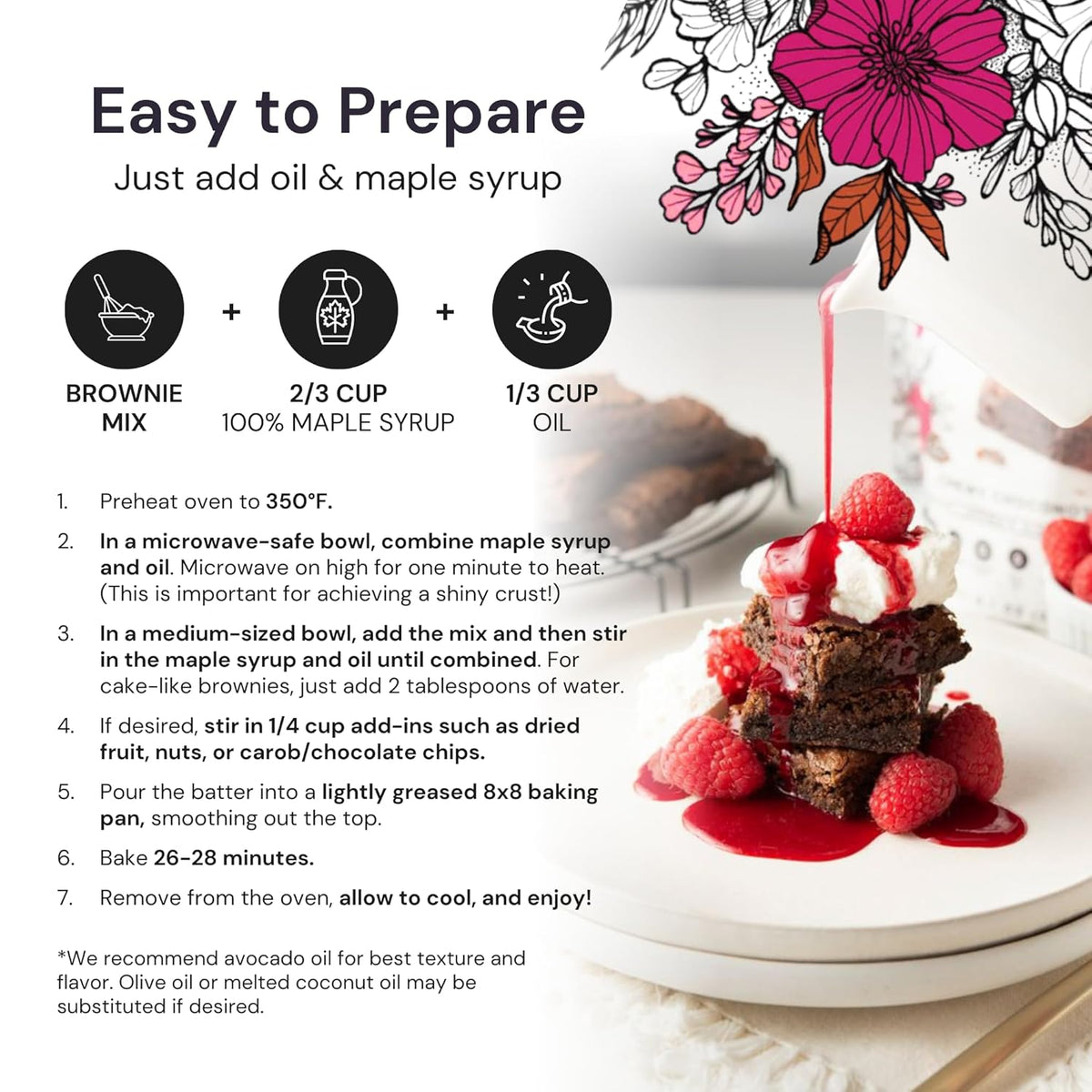 eat G.A.N.G.S.T.E.R. Chewy Choconot Brownie Mix - Allergy-Friendly Baking Mix, Grain-Free, No Dairy, Nuts, Gluten, Dairy - For Paleo & AIP Diets