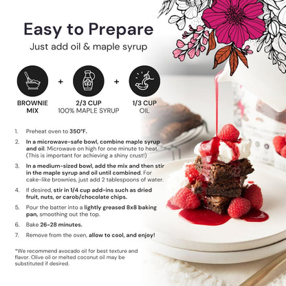 eat G.A.N.G.S.T.E.R. Chewy Choconot Brownie Mix - Allergy-Friendly Baking Mix, Grain-Free, No Dairy, Nuts, Gluten, Dairy - For Paleo & AIP Diets
