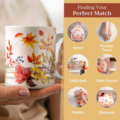 Maison d' Hermine Coffee Mug with Handles Fine Bone China Mugs Pack of Two Tea Cups for Hot Beverages Cappuccino Latte Home Restaurant Office Perfect for Gift (Amarante, 12 Ounce)