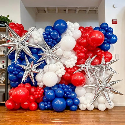 Red White and Blue Balloons,60Pcs Red and Blue Balloons,12in 4th of July Balloon for 4th of July Independence Day USA Party Birthday Party Decorations