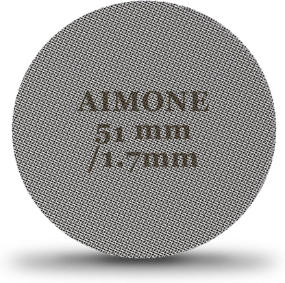 Espresso Puck Screen - Lower Shower Screen Compatible With Espresso Portafilter Filter Basket, Reusable1.7mm Thickness,150μm, 316 Stainless Steel (51MM)