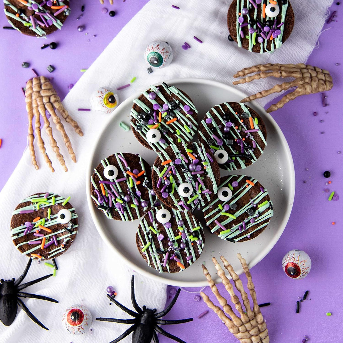 Sweets Indeed Sprinklefetti Monster Mash Sprinkles – 4 oz Jar, Halloween Sprinkle Mix with Candy Eyeballs, Jimmies, Nonpareils & Confetti