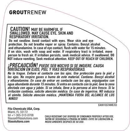 FILA Filagrout Net 24 OZ, Grout Cleaner for Tile Floors, Ceramic Tile and Porcelain Tile, Non-acid and Biodegradable