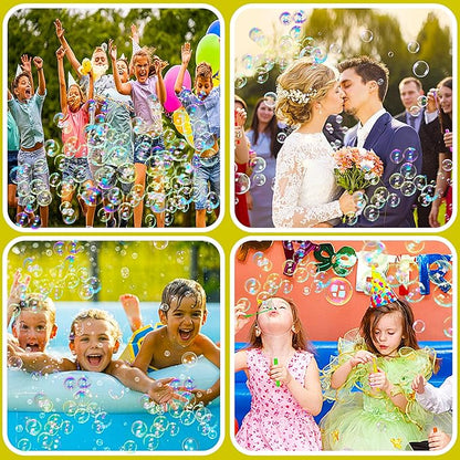300 Pcs 10 Colors Neon Bubbles Party Favors for Kids, Mini Bubble Wand Bulk in Gift Box as Goody Bags Stuffer, Children's Party Supplies, Carnival Prize Toys, Summer Beach Pool Toys