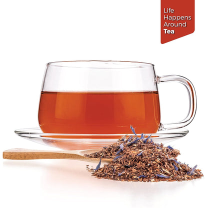 Tealyra - Rooibos Earl Grey - Caffeine-Free - Herbal Loose Leaf Tea - Red Bush Tea with Bergamot oil - Claming and Relaxing Blend - 110g (4-ounce)