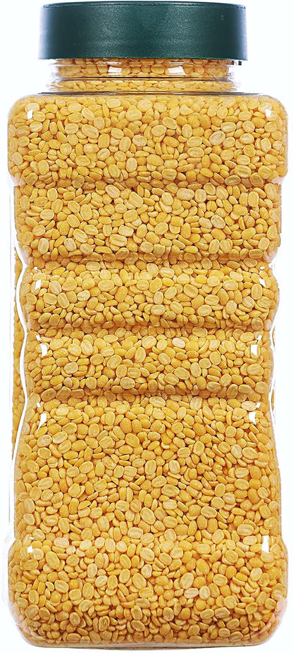 Rani Organic Moong Dal (Split Moong Beans Skinless) Indian Lentils 32oz (2lbs) 908g PET Jar ~ All Natural | Vegan | Gluten Friendly | NON-GMO | Indian Origin | USDA Certified Organic
