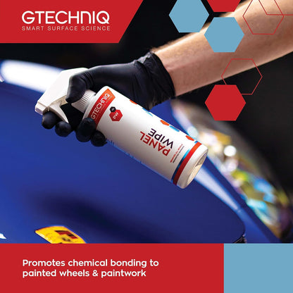 Gtechniq Panel Wipe for Car Cleaning, Pre-Sealant Car Cleaner for Polish Residue, Fragrance-Free, Transparent, 250ml