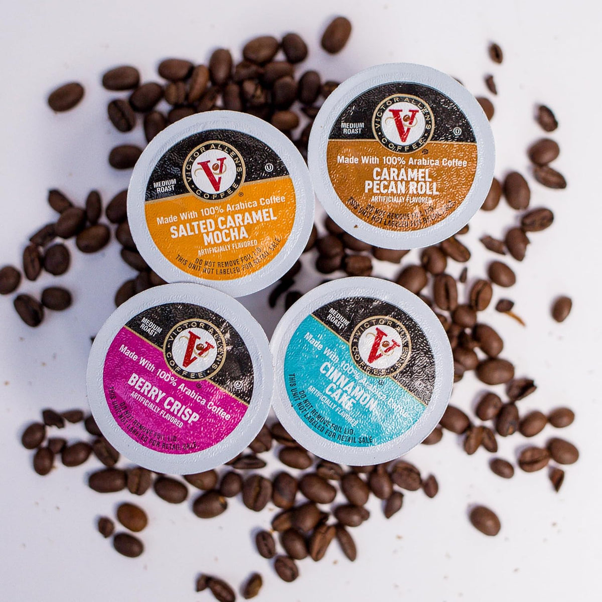 Victor Allen's Coffee Summertime Coffee Variety Pack, Medium Roast, 36 Count, Single Serve Coffee Pods for Keurig K-Cup Brewers