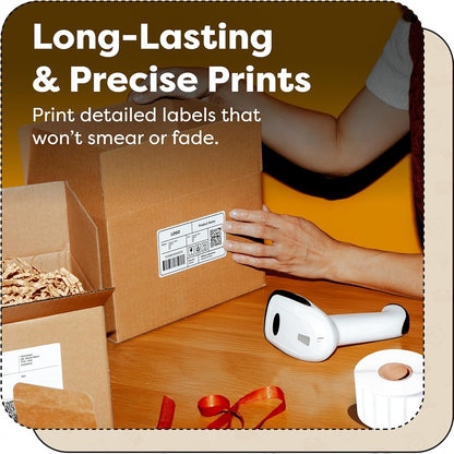 Aegis Adhesives - 1 ½” X 1 ½” Square Direct Thermal Multipurpose Labels for QR Codes, Barcodes, Perforated & Compatible with Zebra Desktop Printers - NOT Rollo Compatible (12 Rolls, 900/Roll)