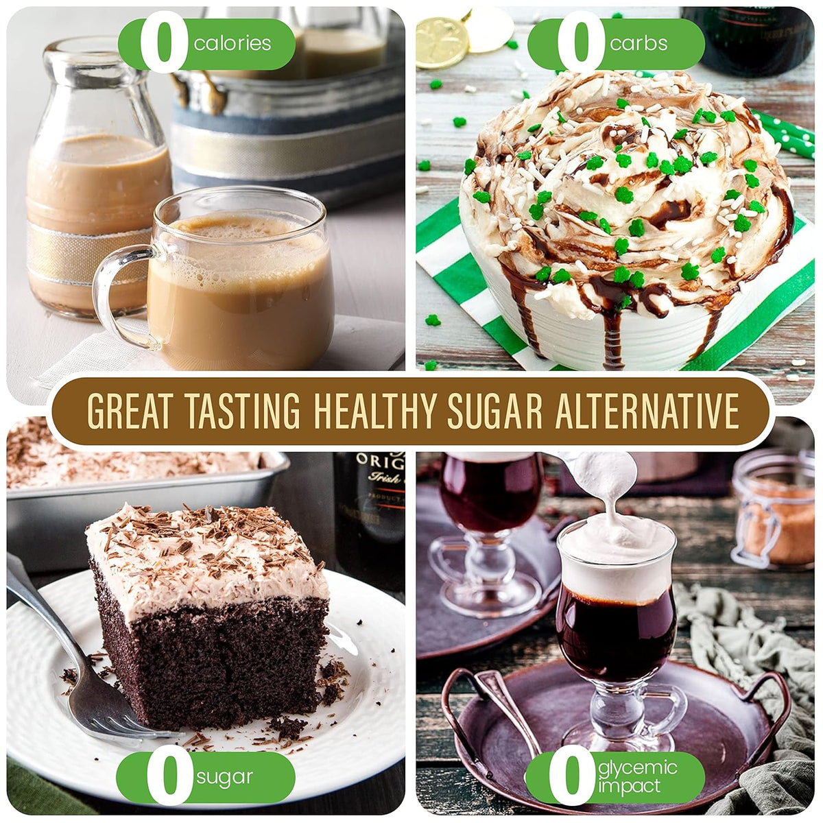 Stevia Select Irish Cream Flavored Liquid Stevia – Zero Calorie Coffee, Tea, Drink & Baking Sweetener, All-Natural, No Erythritol, Keto-Friendly Sugar Alternative, 300 Servings – 2 Oz (1 Pack)