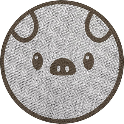 58.5mm Espresso Puck Screen, Lower Shower Screen, Metal Coffee Reusable Filter for 58mm Espresso Portafilter Basket, 1.7 Thickness(Piggy)