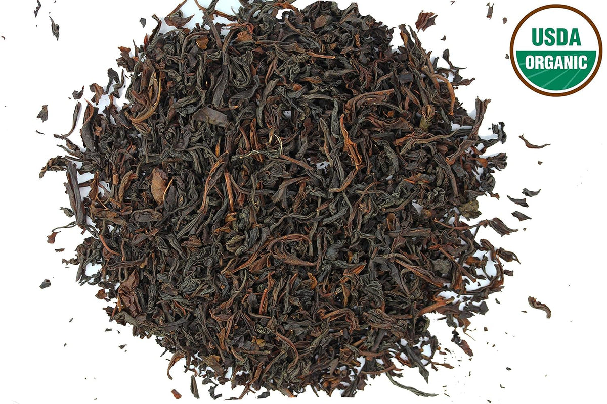 U.S. Wellness Naturals Irish Breakfast Tea, Smooth, Rich & WELL-ROUNDED loose leaf tea, 110+ cups, 8oz, 100% Organic Ceylon (2 Estate Blend)