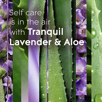 Glade PlugIns Refills Air Freshener, Tranquil Lavender & Aloe, Scented and Essential Oils for Home and Bathroom, 0.67 Fl Oz, 10 Count