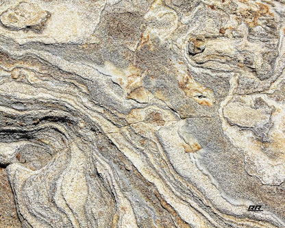Rogue River Tactical Light Granite Stone Marble Gray Brown White Pattern Textured Marble Art Kitchen Glass Cutting Board Modern Decorative Gift